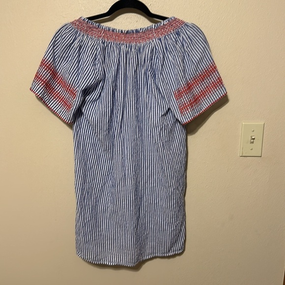 J.‎ Crew Embroidered Tie-Front Tunic Size XXXS - Picture 7 of 8